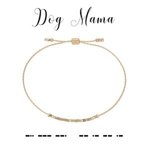 NWT Dot & Dash Design Dog Mama  Bracelet